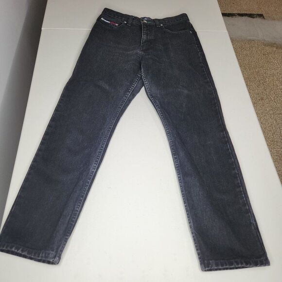 Vintage Tommy Hilfiger Black Jeans Size 7/28 - Picture 3 of 7
